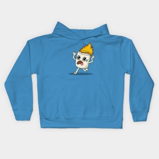 Marshmallow On Fire Kids Hoodie